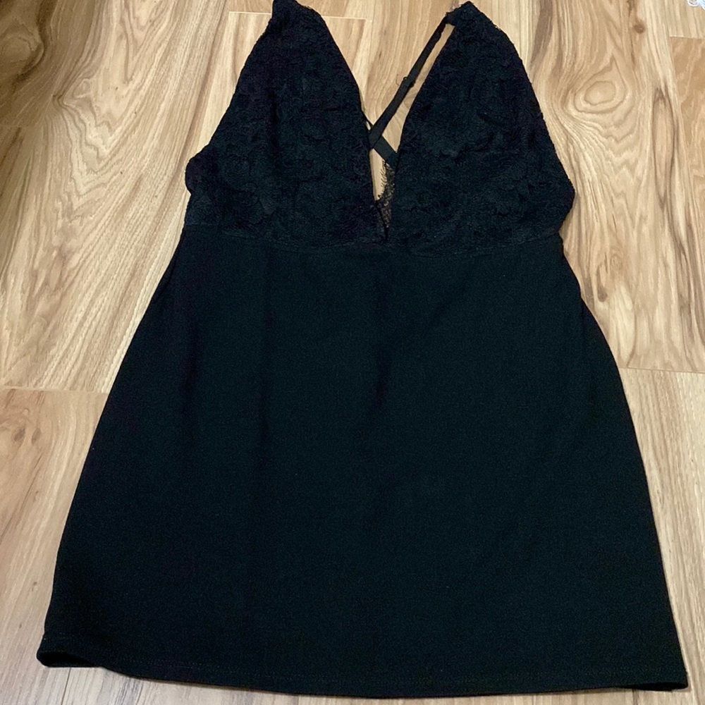 TOBI black mini dress